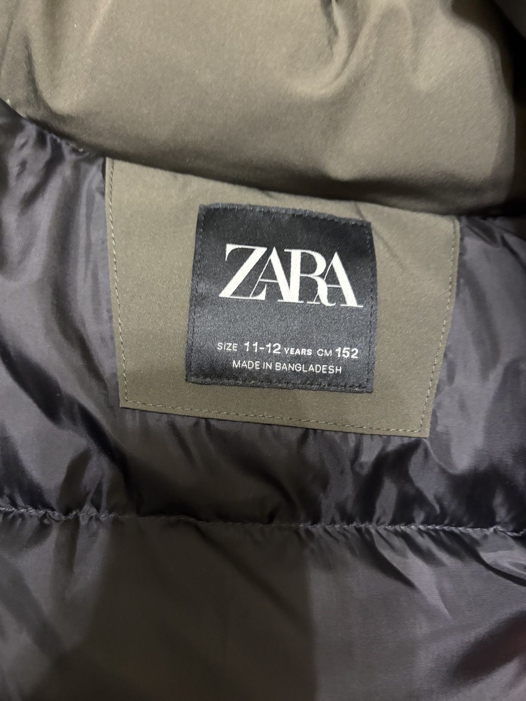 Куртка пухова  пуховик ZARA 152р НОВА