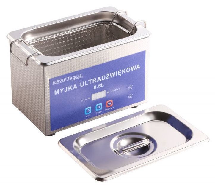 Myjka Wanna Ultradźwiękowa Z Z Koszem 0,8L Sterylizator