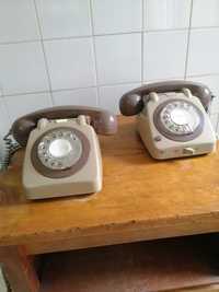 Telefones antigos com comutador