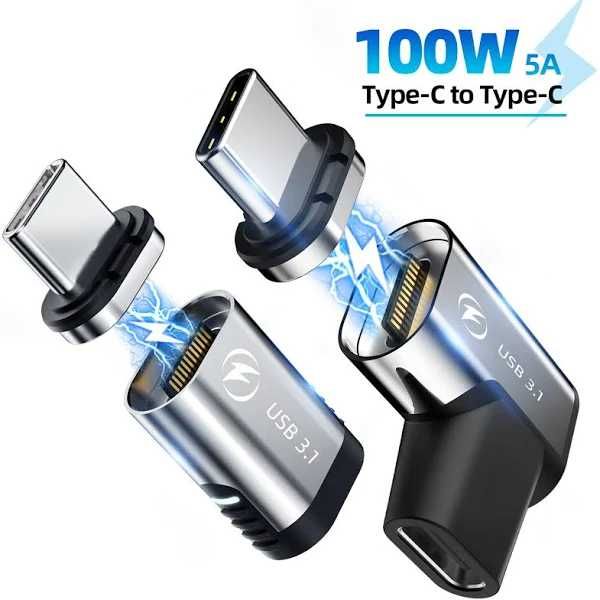 Магнитный адаптер Type C 100 Вт 24 Pin