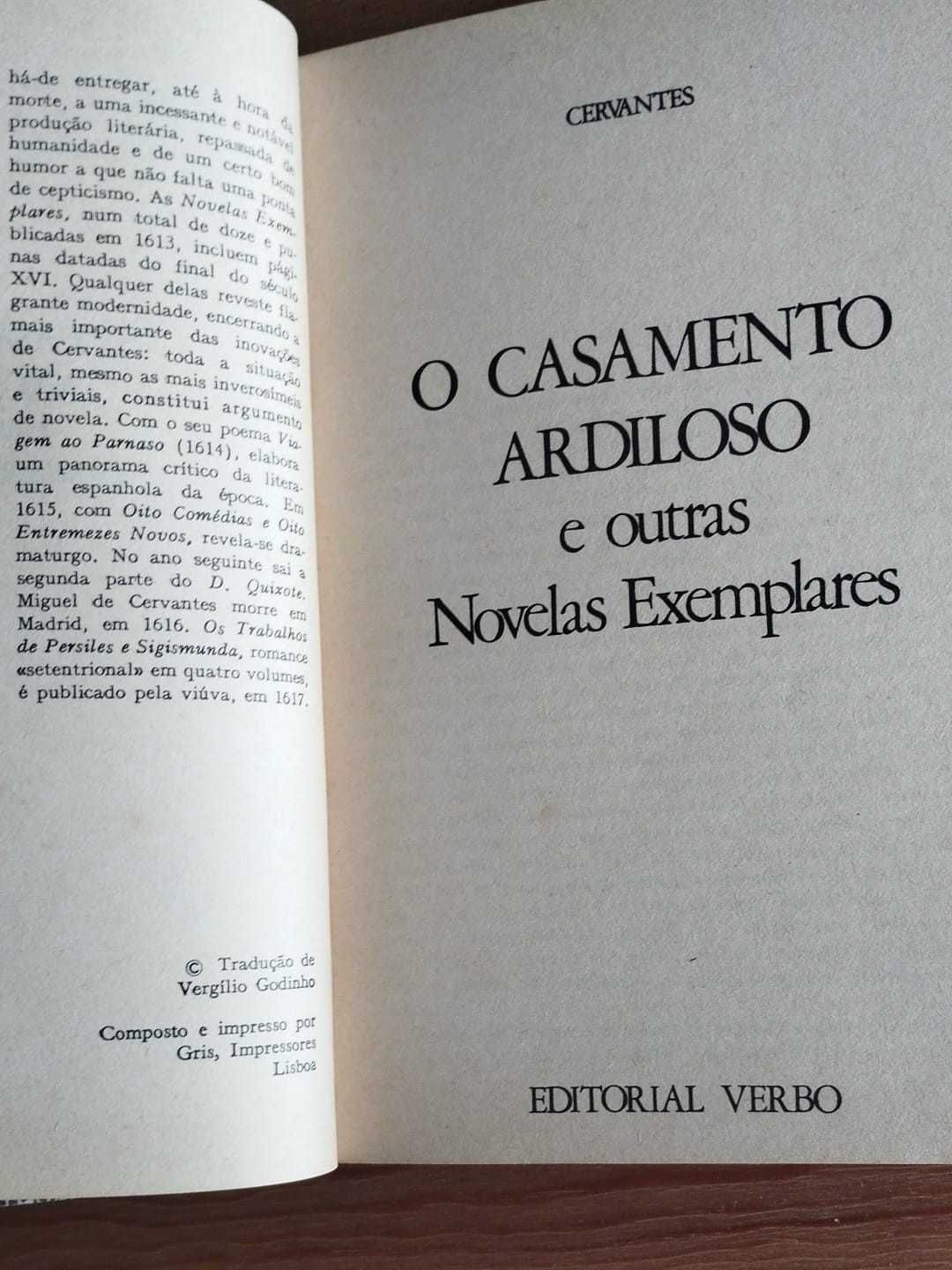 O Casamento Ardiloso e Outras Novelas Exemplares - Livro Usado