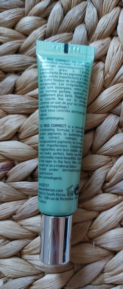 CC red correct Erborian 15 ml
