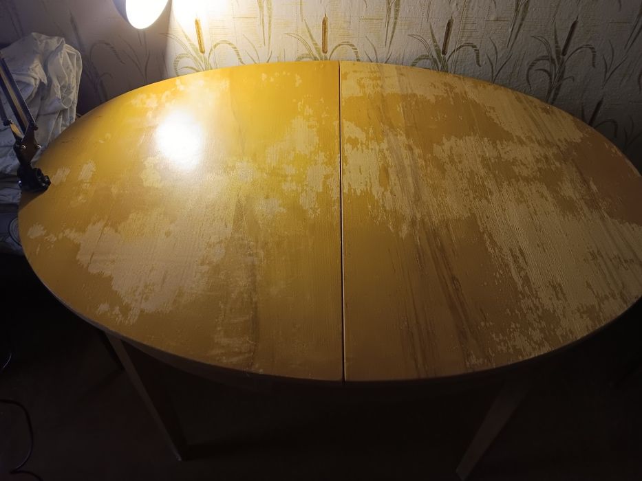 Стол овальный ссср винтаж советский раздвижной