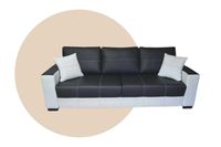Sofa, kanapa rozkładana SENATOR w prawdziwej, skórze. Producent !!!