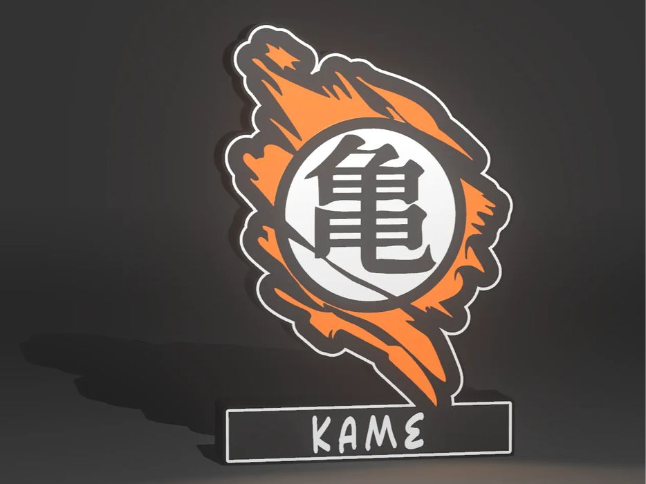 Lâmpada LED Escola Tartaruga – Dragon Ball