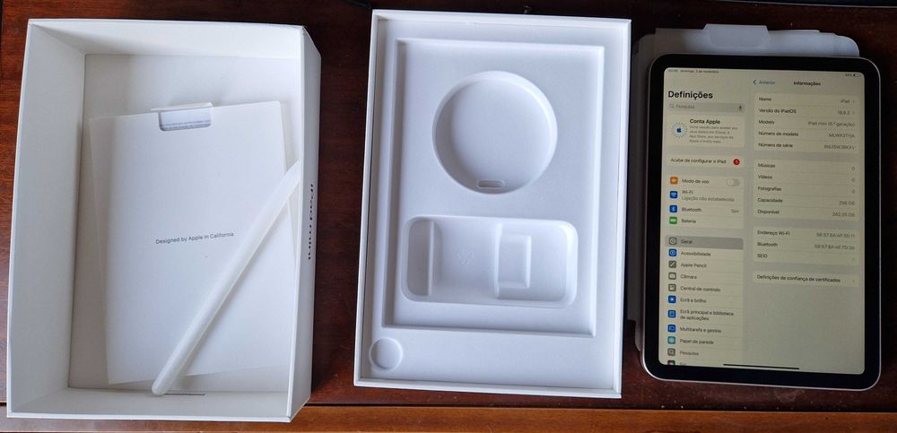 Apple Ipad Mini 6 geraçao - 256gb + Apple Pencil  - perfeito estado
