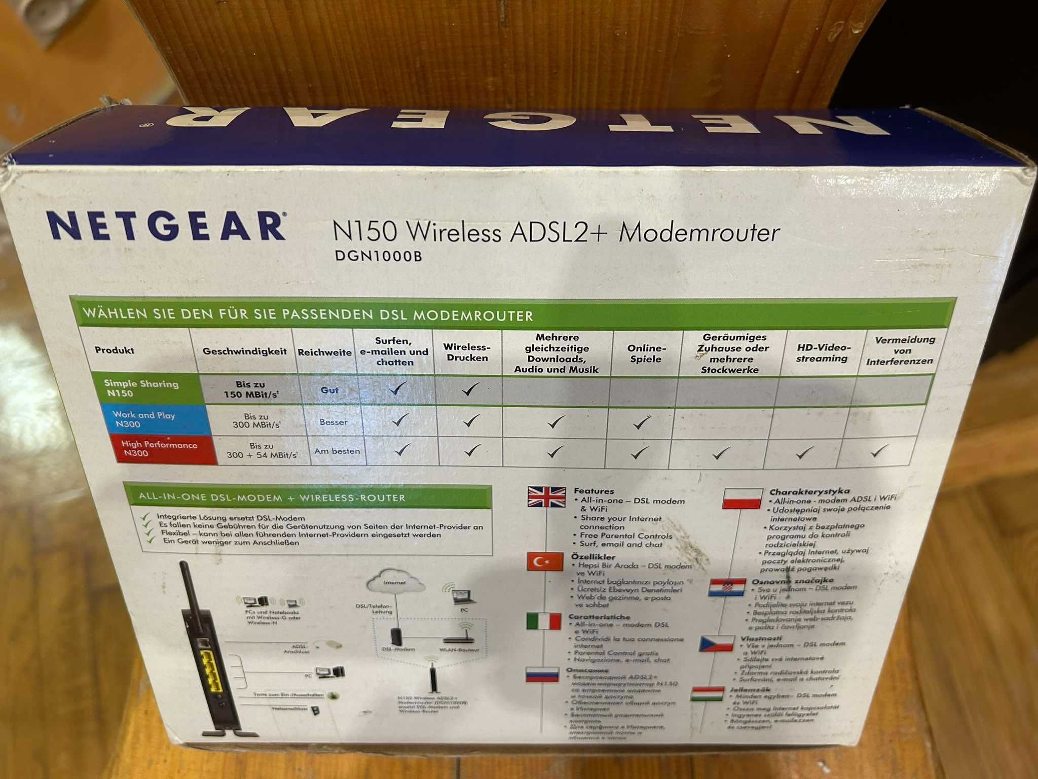 Modem Netgear N150