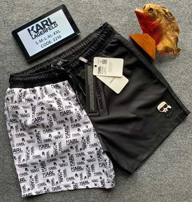 Spodenki kąpielowe kąpielówki Karl Lagerfeld m l xxl