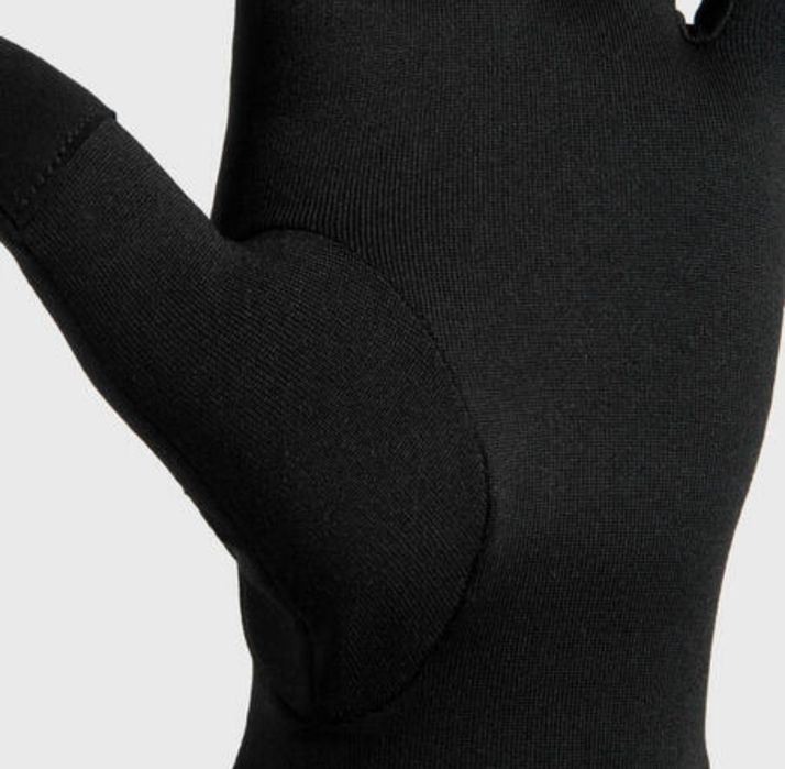 Рукавиці Quechua decathlon чорні трикотажні флісові