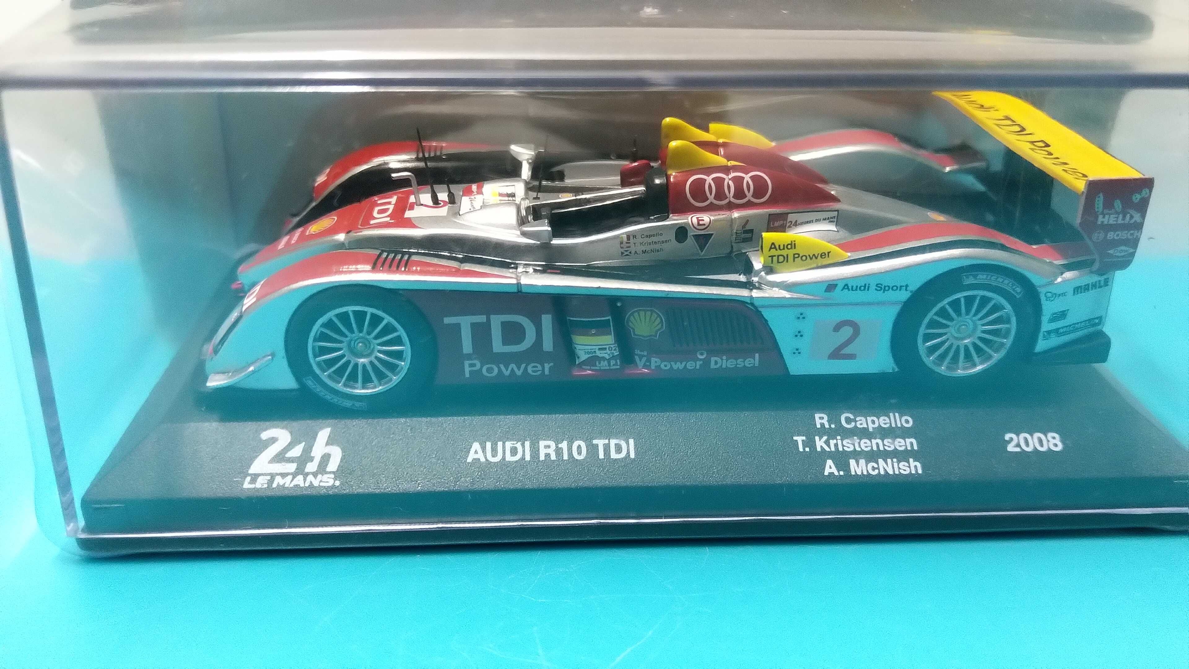 Audi R10 TDi #2: Vencedor 24h Le Mans 2008 - Miniatura escala 1/43