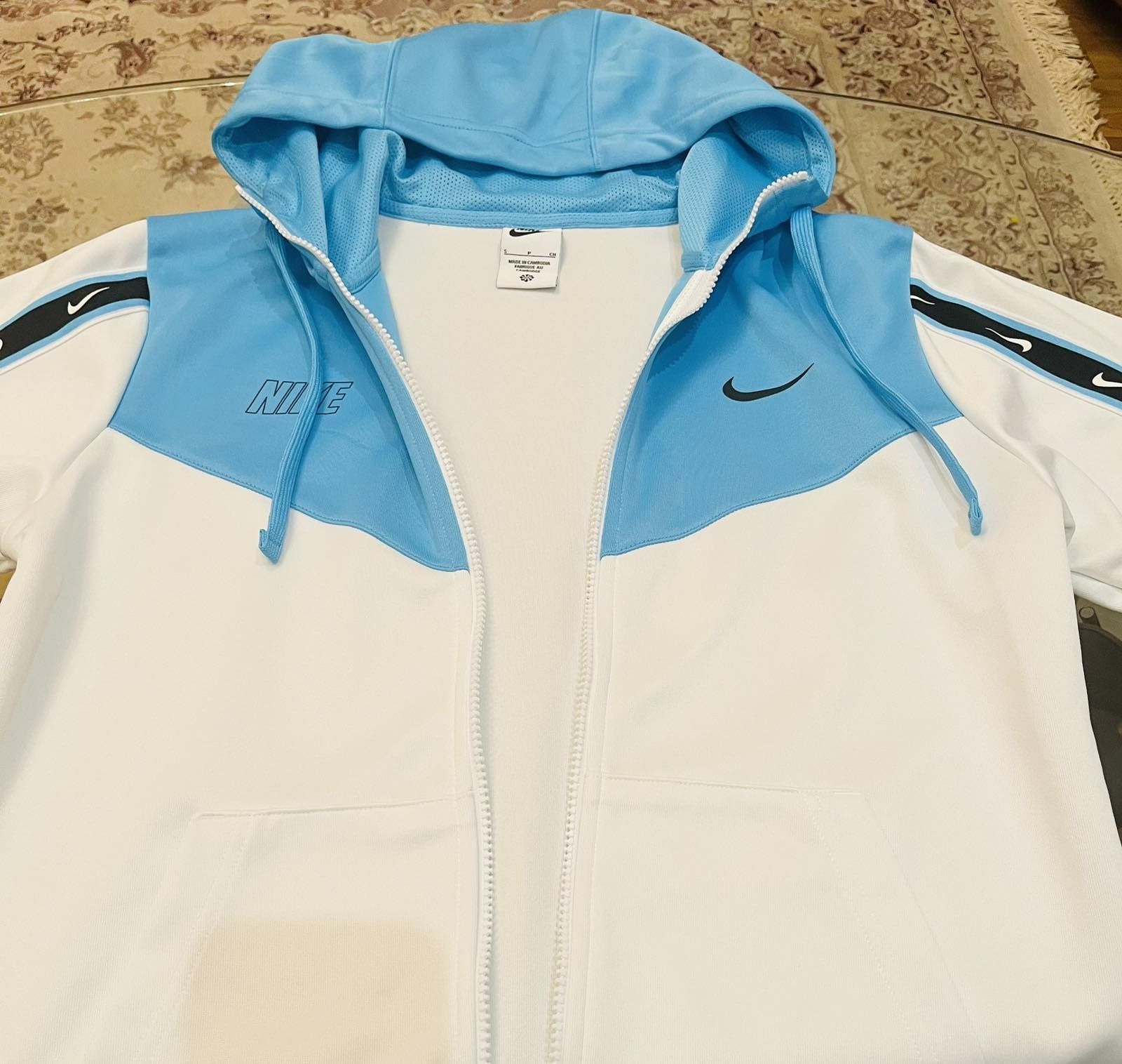 Спортивний костюм Nike SPORTSWEAR WHITE/LIGHT BLUE (оригінальний)