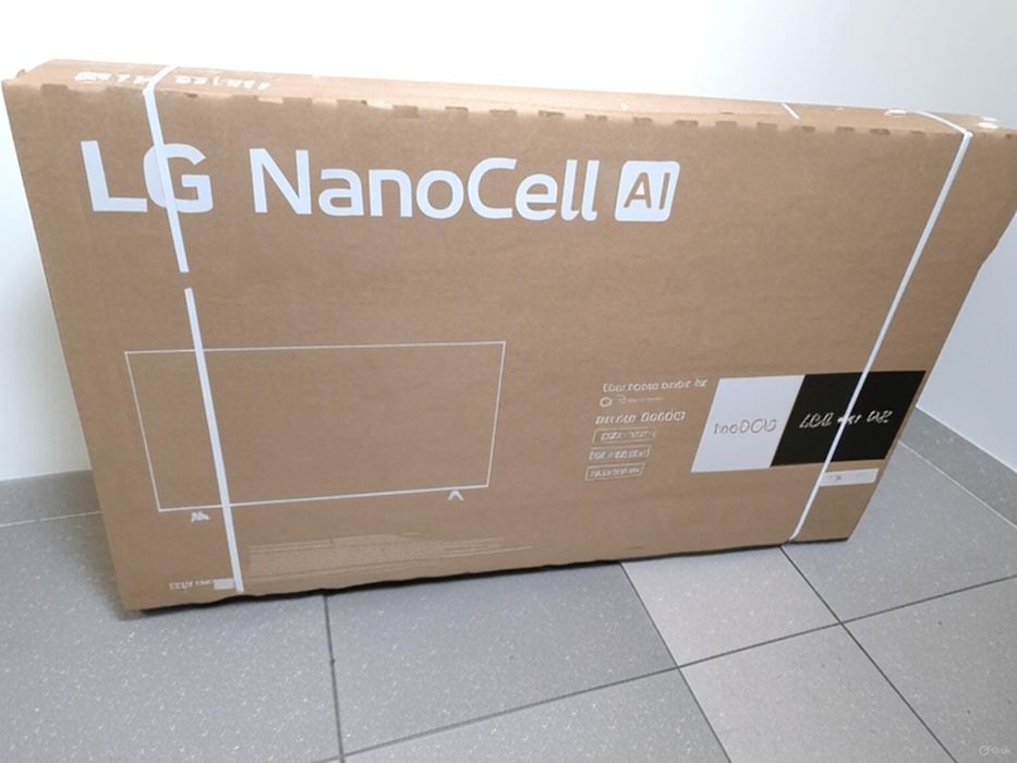 Telewizor LG 65NANO" 4K UHD NanoCell + wieszak na ścianie pod tv.