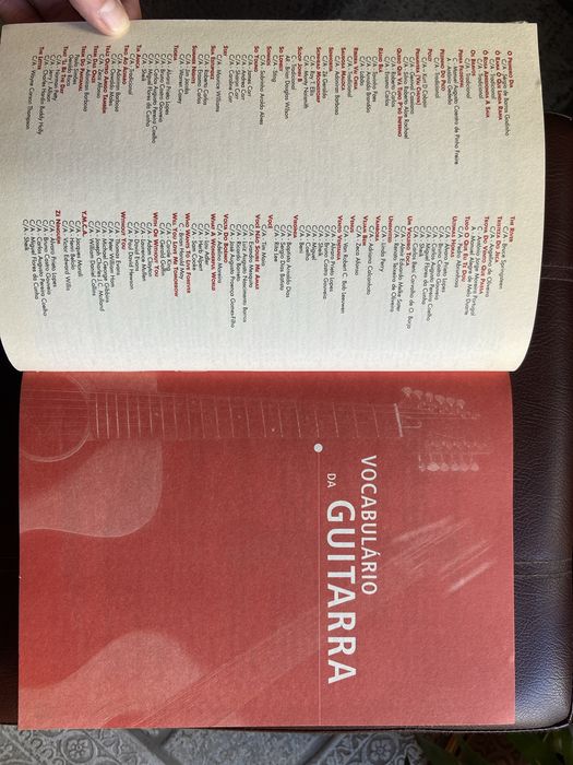 Livro 1000 cancoes e acordes de guitarra