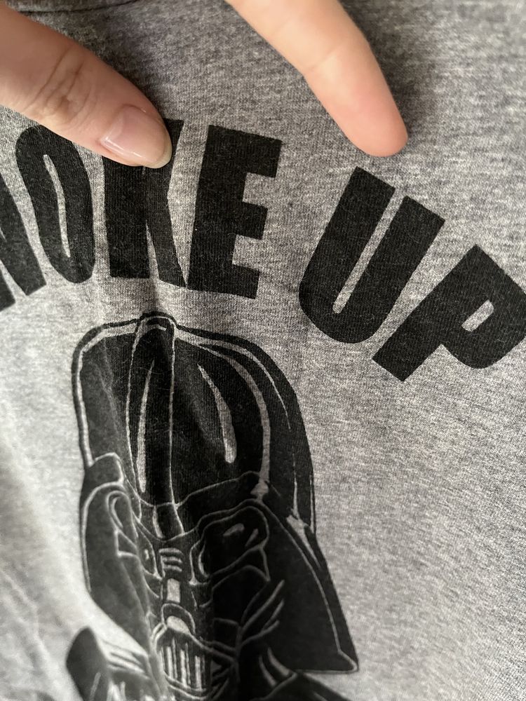 Szara koszulka T-shirt Star Wars Lord Vader I Woke up like this  M
