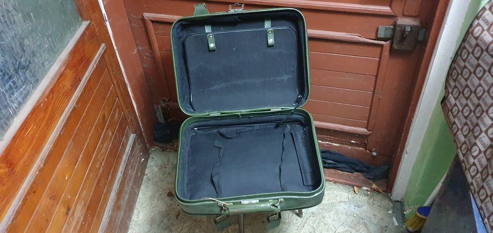 Torba, walizka podróżna, vintage PRL 35x45x15 cm