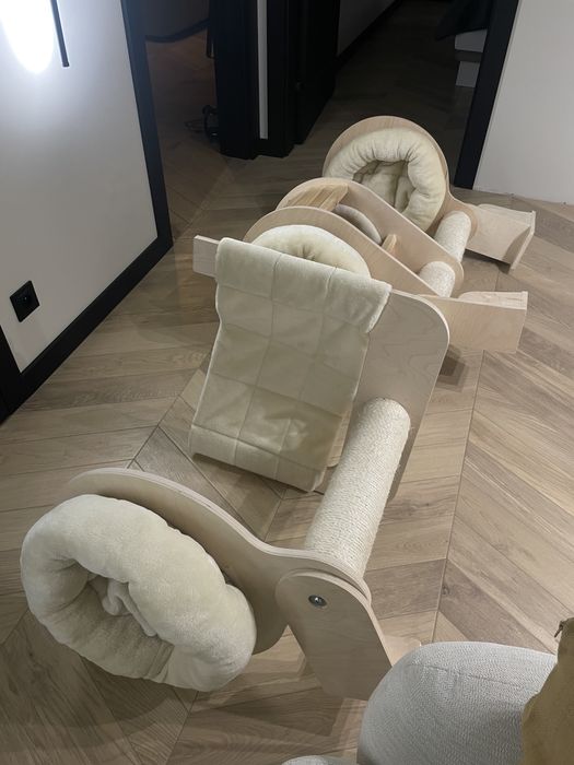 Natural Paradise Magnolia drapak ścienny wysoki drewniany