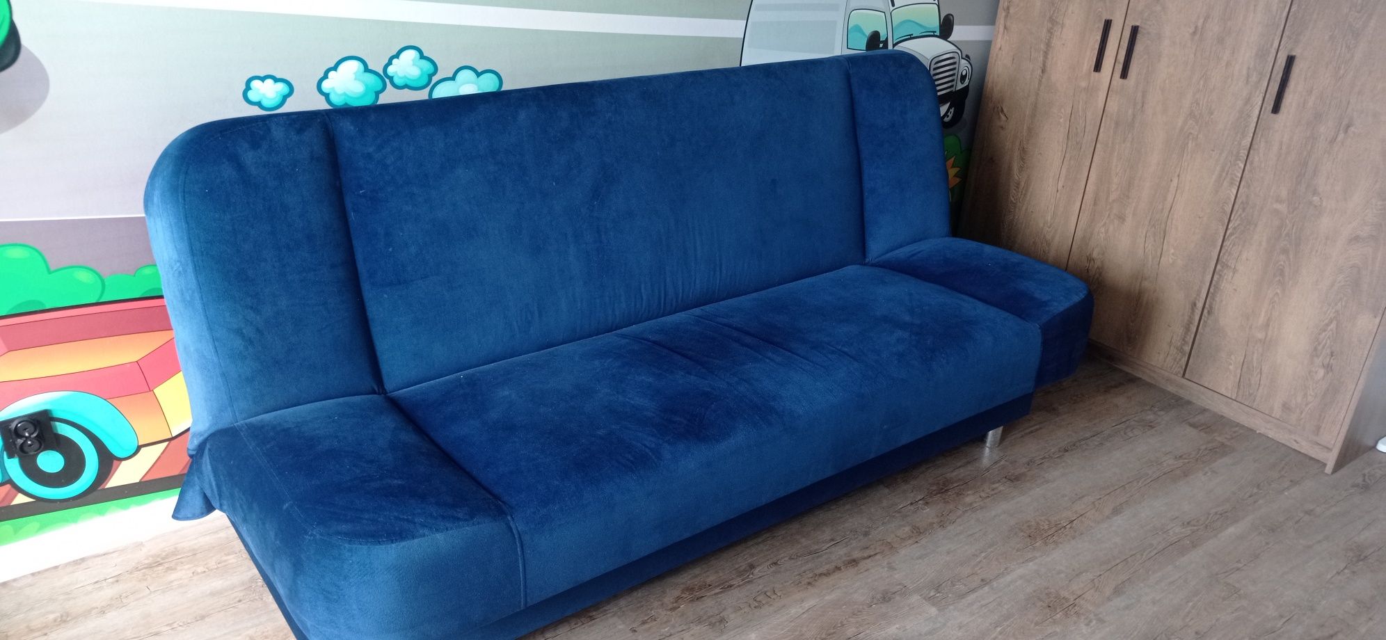 Wersalka sofa kanapa welurowa rozkładana