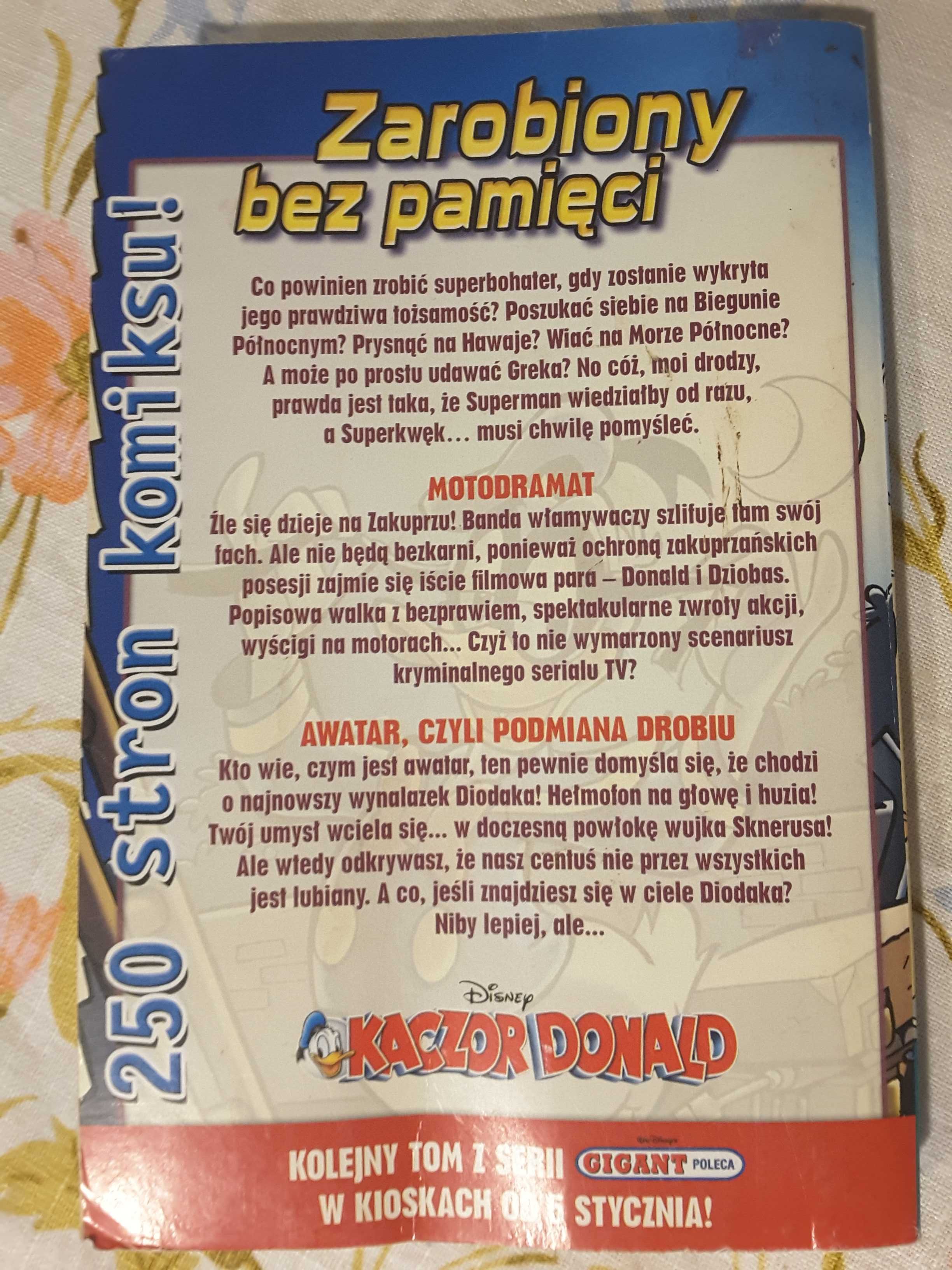 Gigant Kaczor Donald Zarobiony bez pamięci tom 86