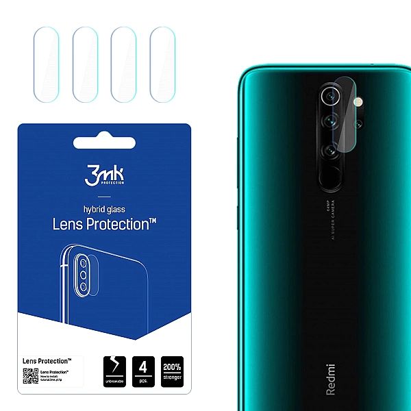 Szkło na aparat 3mk Lens Protection™ hybrydowe na Xiaomi Redmi Note 8