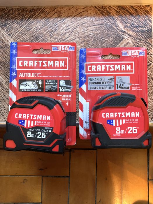 Рулетки Stanley Fatmax, Craftsman (Оригінальні з США) НОВІ