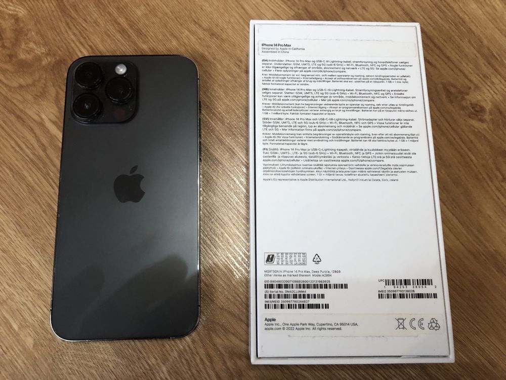 Iphone 14 pro max 256 gb