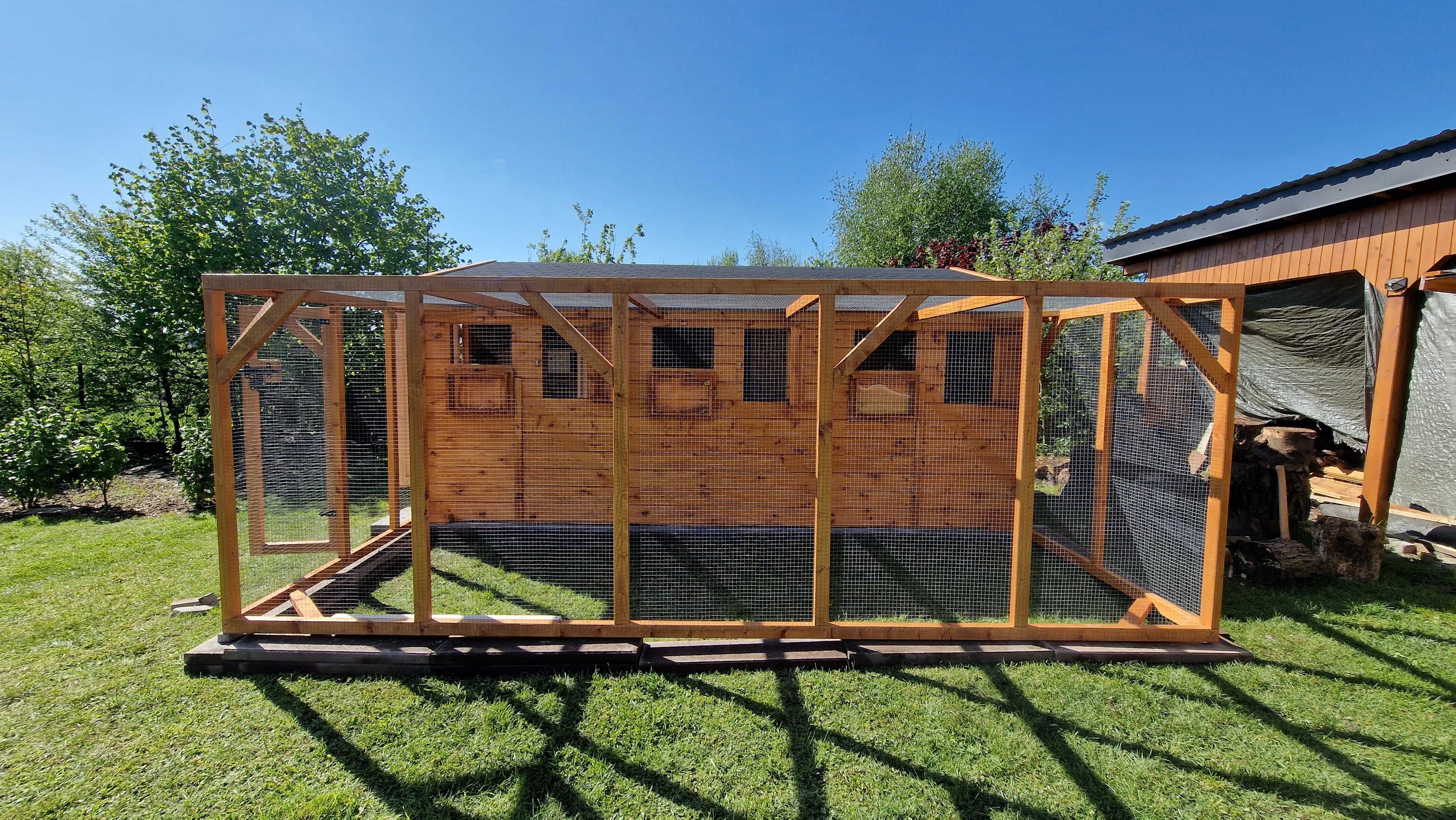 Gołębnik 5x2m  z wolierą 5x2m Cena z MONTAŻEM