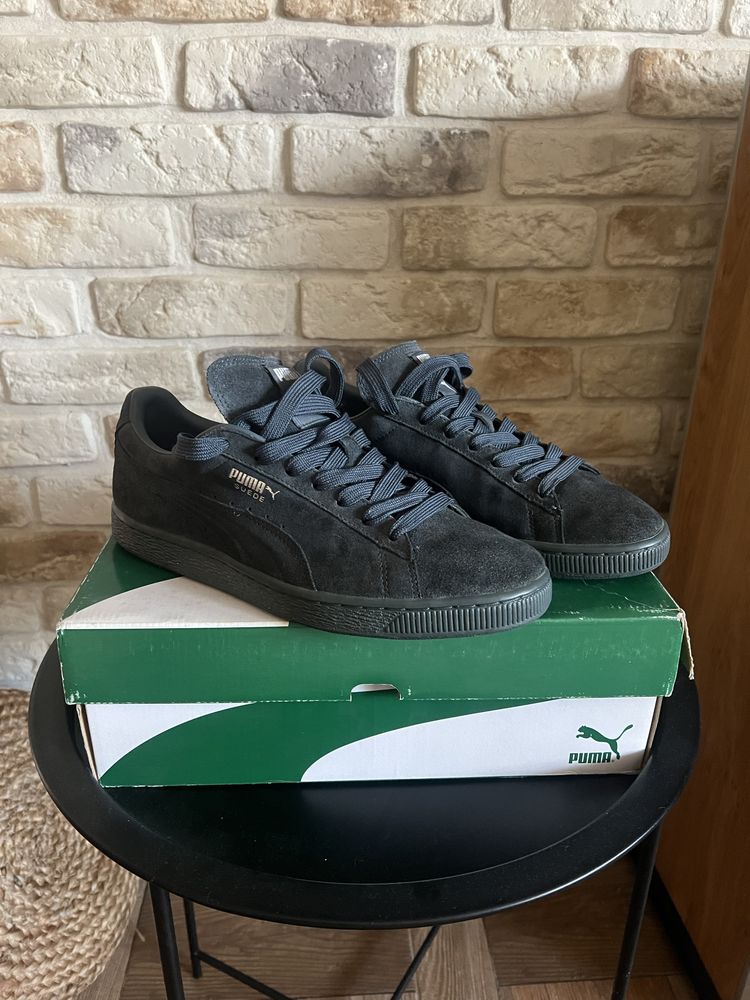 PUMA SUEDE granatowe