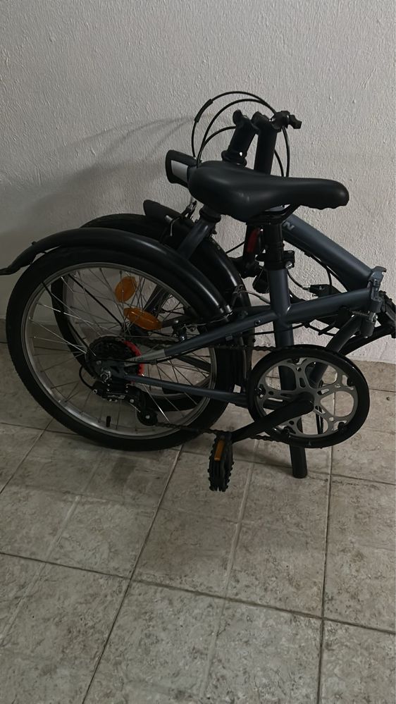 Bicicleta BTWIN Tilt 120 Grey 2018