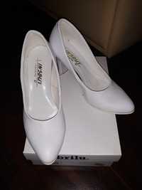 Białe buty ślubne Brilu rozmiar 39