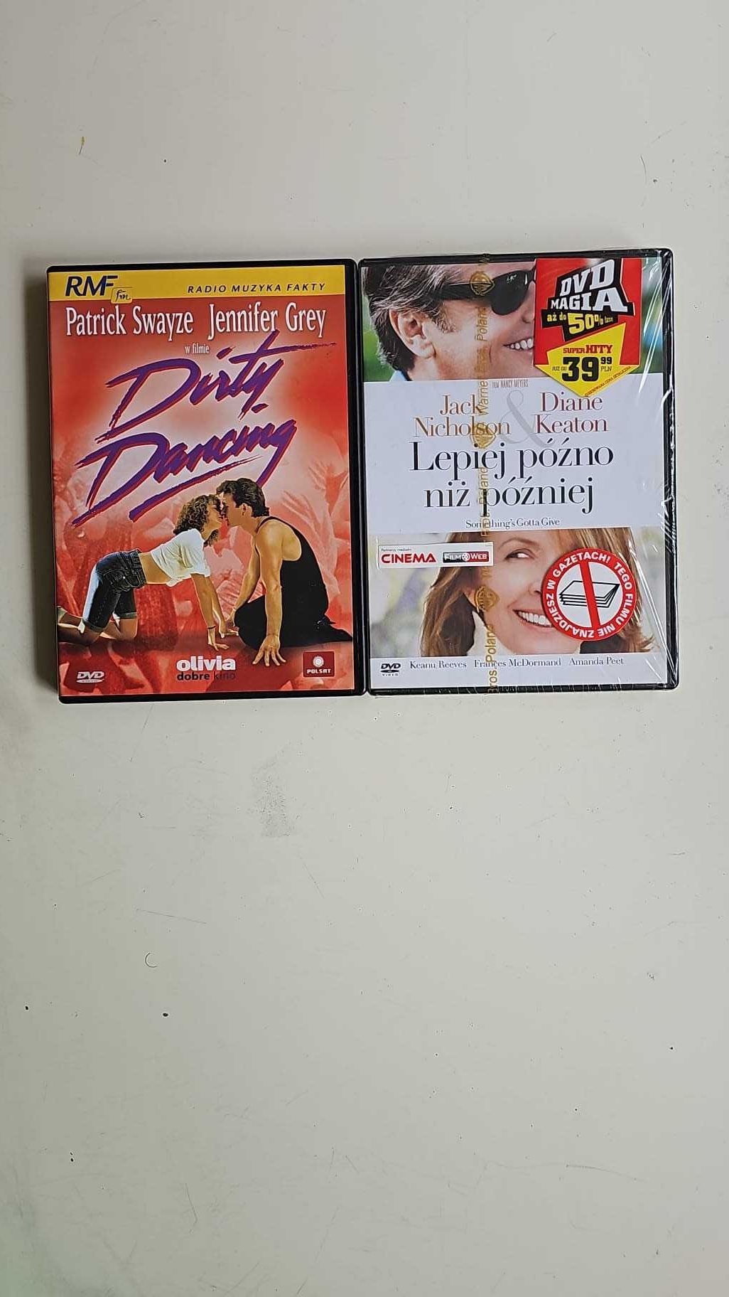 2 filmy na DVD Lepiej późno niż później Dirty Dancing