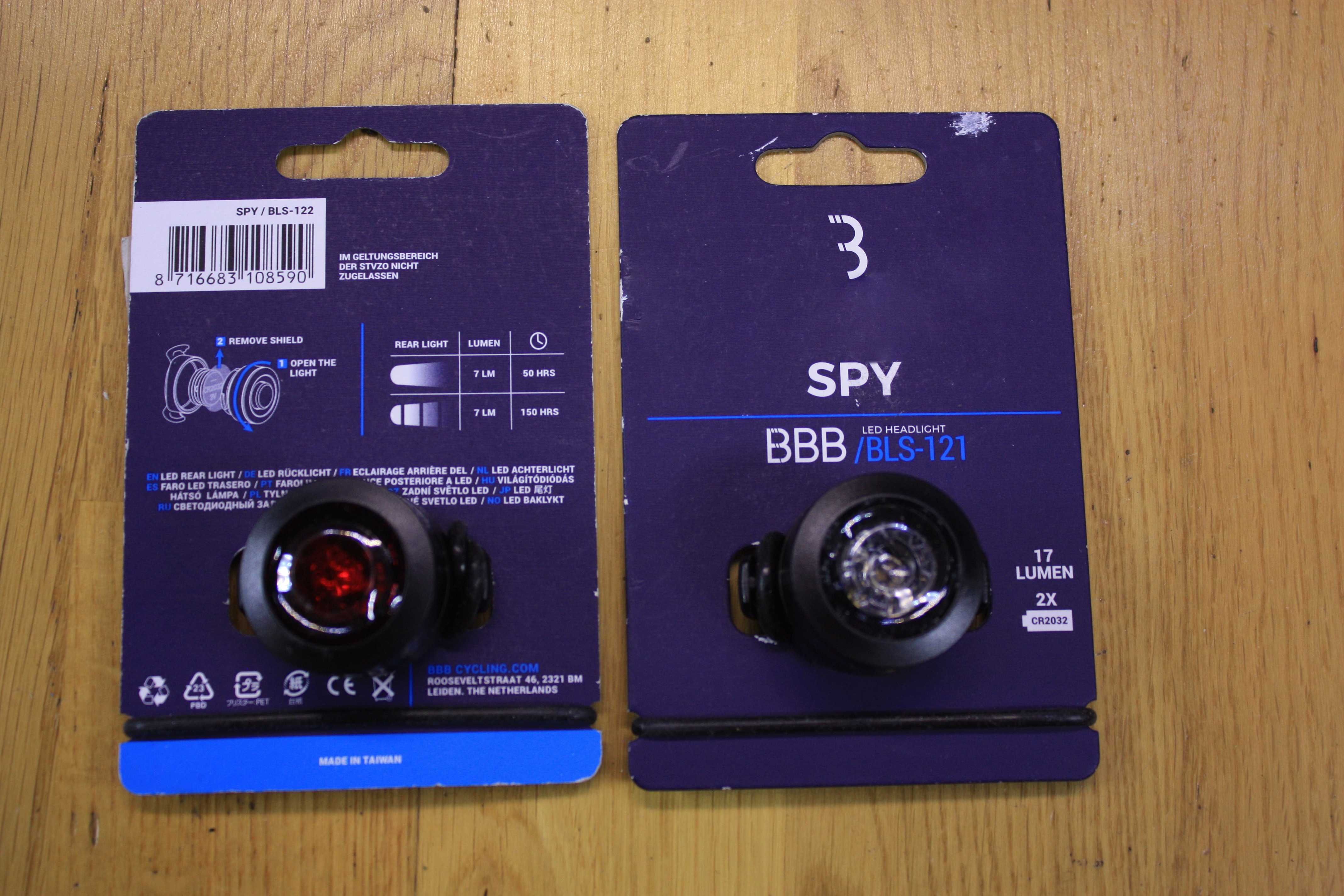 BBB Spy BLS-121/122 передний и задний фонарь фара моргалка НОВЫЙ