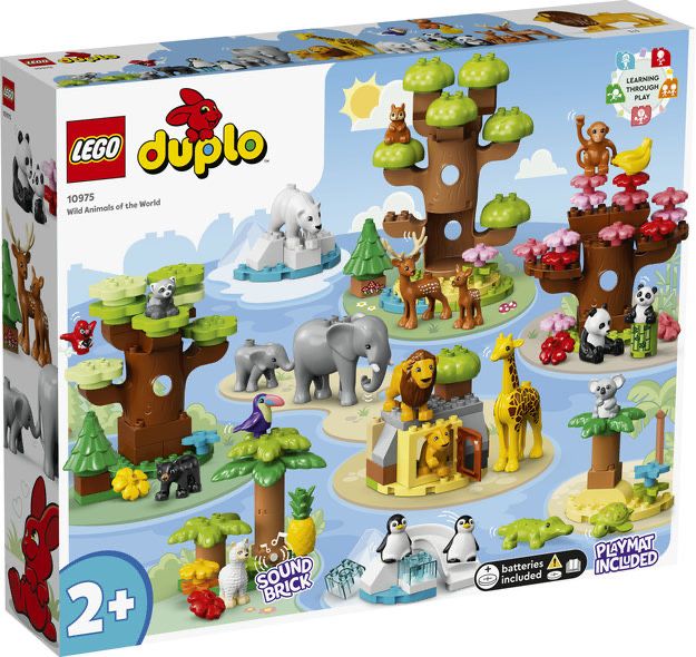 Конструктор LEGO DUPLO Дикі тварини світу (10975) лего