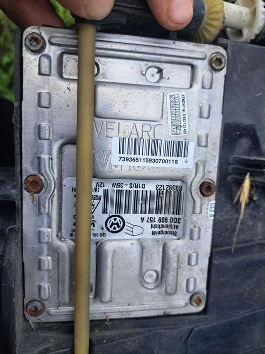 lampy vw touareg 7l xenon komplet