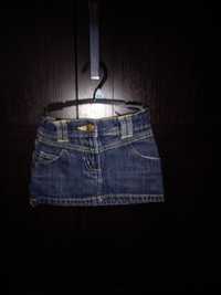 Rozmiar 98 spódnica jeansowa regulowana w pasie