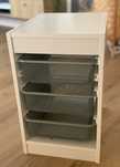Szuflady pod biurko Trofast Ikea stan dobry