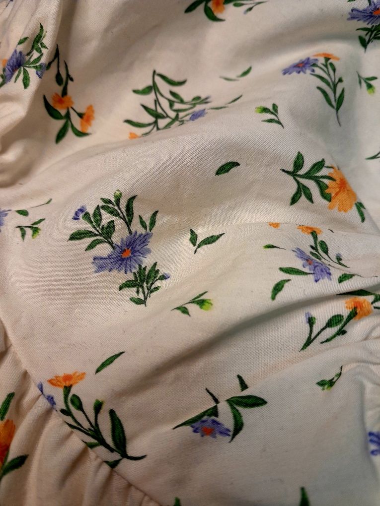 ZARA top w kwiaty 100% bawełna 11-12 lat