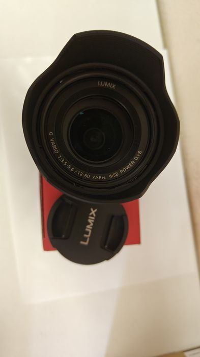 Panasonic Lumix G Vario H FS12060E 12 60mm f3.5 5.6 POWER OIS MFT + 25