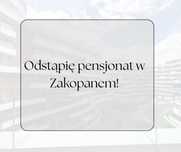 Działający pensjonat w Zakopanem | 14 pokoi, pełne wyposażenie