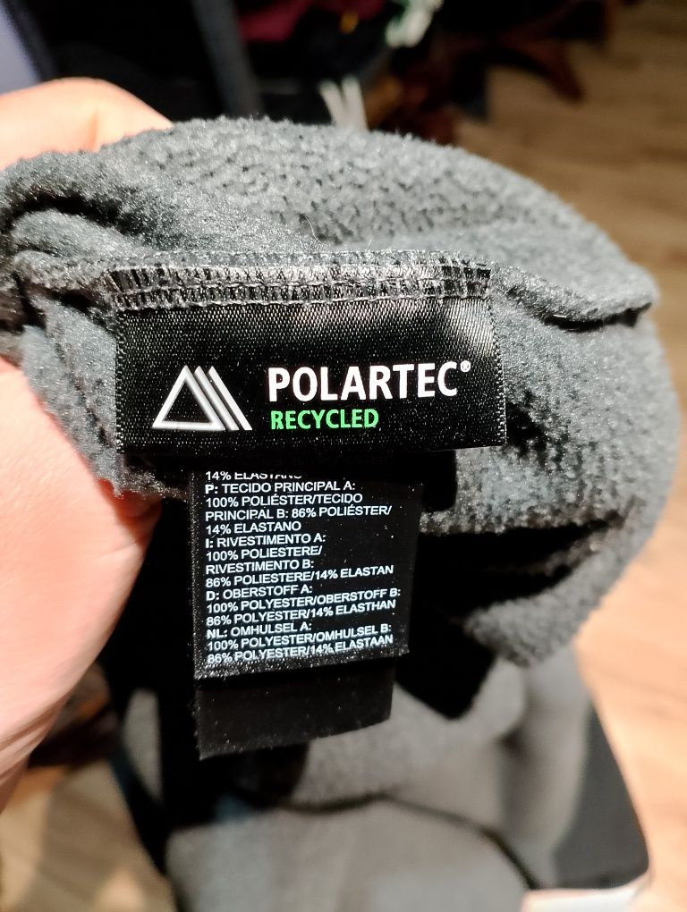 Szary Kurtka Polar The North Face Polartec Recykled Quarter Zip