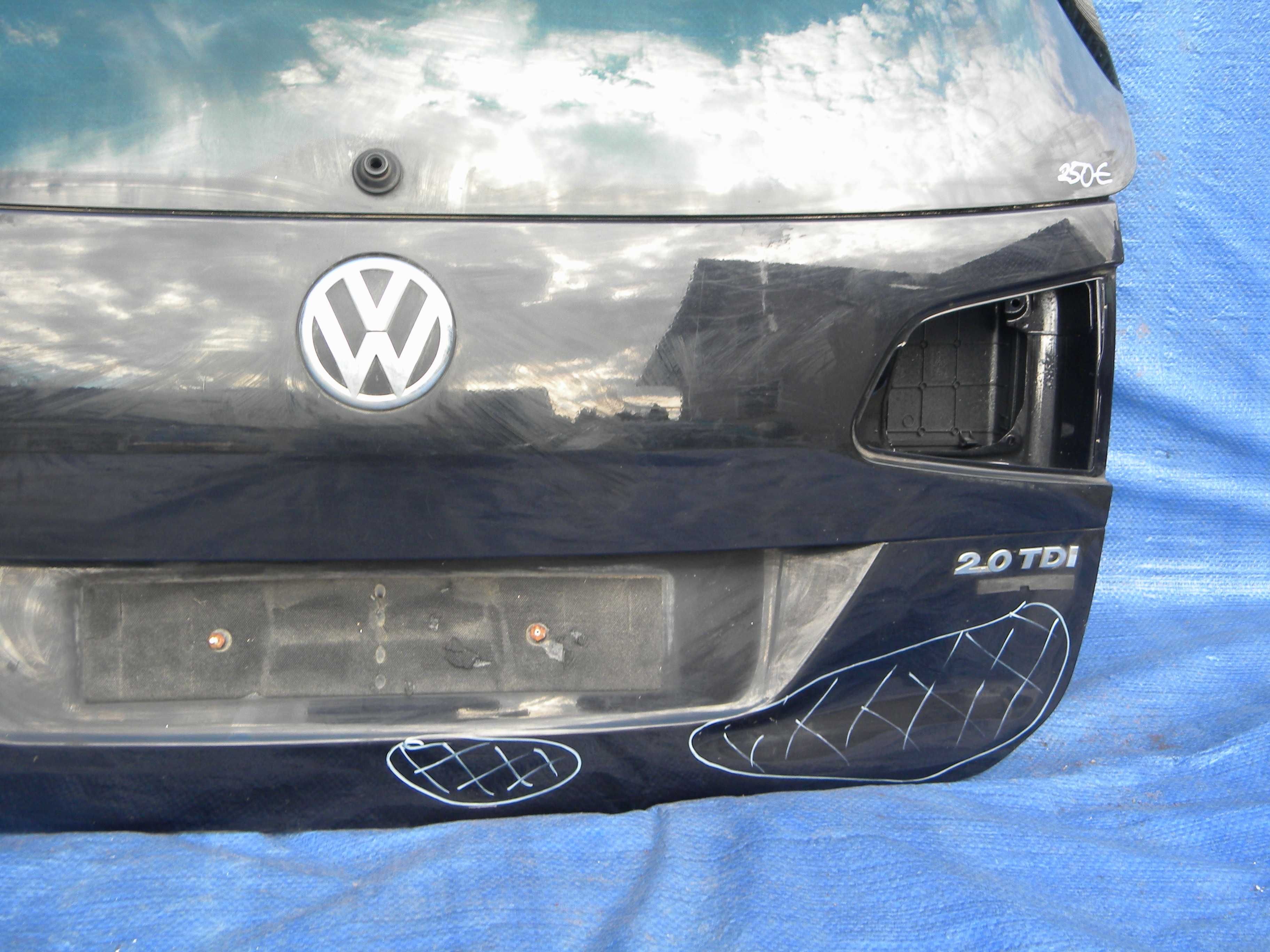 VW SHARAN II 7N 2012 KLAPA TYŁ Goła + Szyba Oryginał Opolskie Części