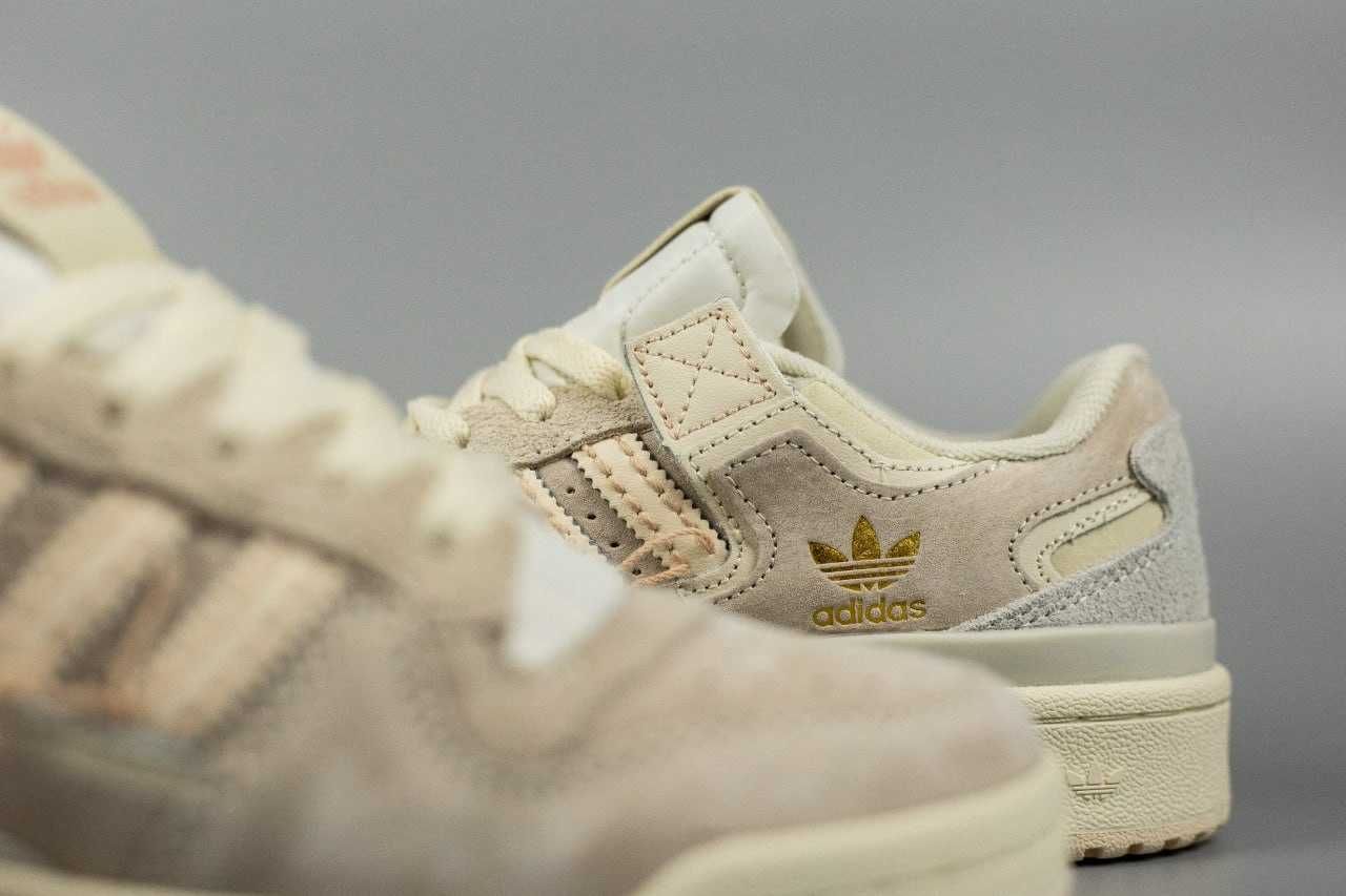 Жіночі кросівки Adidas Forum 84 Low “Off white” Beige адидас форум