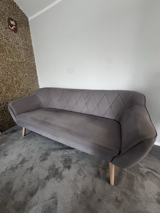 Sofa 3 osobowa w stylu skandynawskim