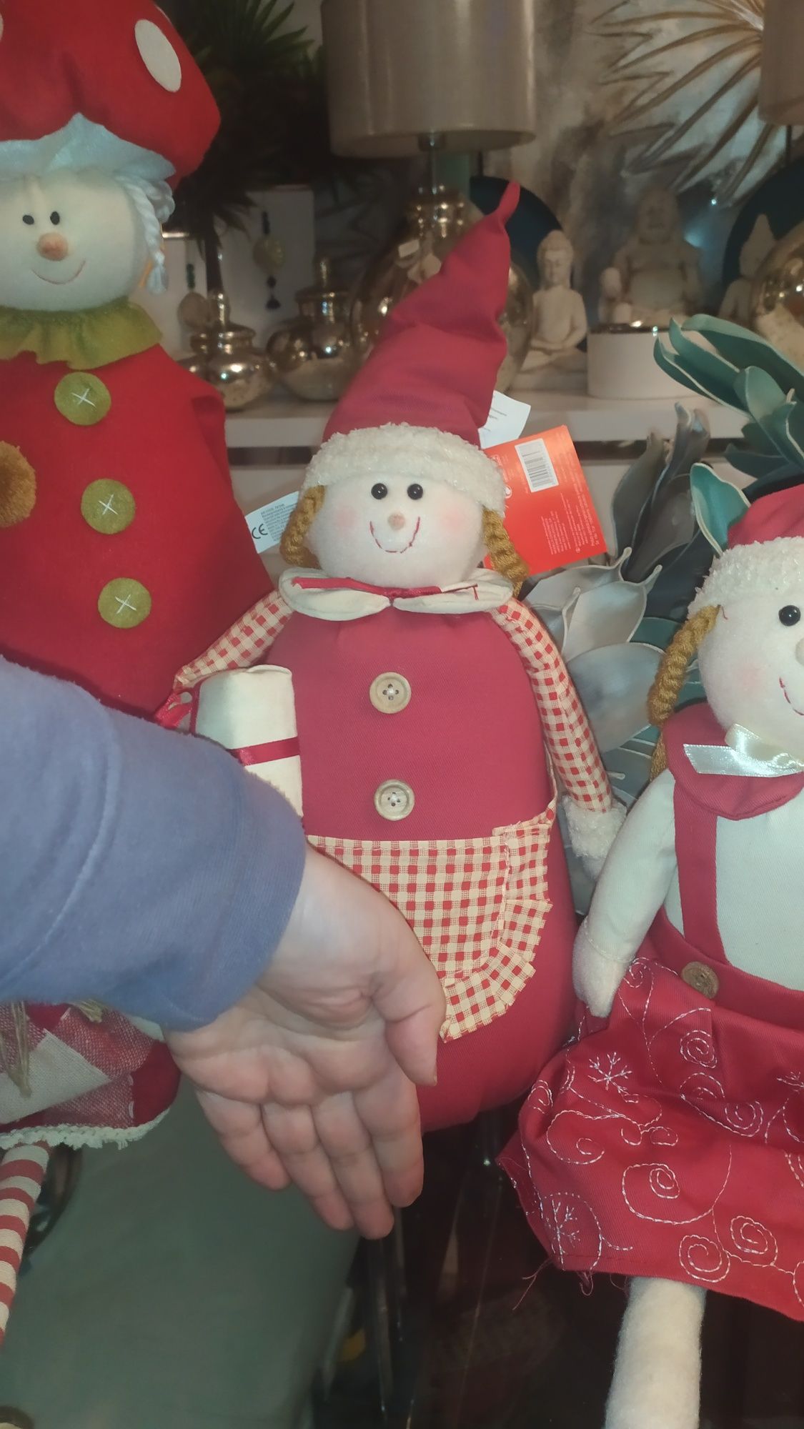 Conjunto de 7 figuras decorativas de natal