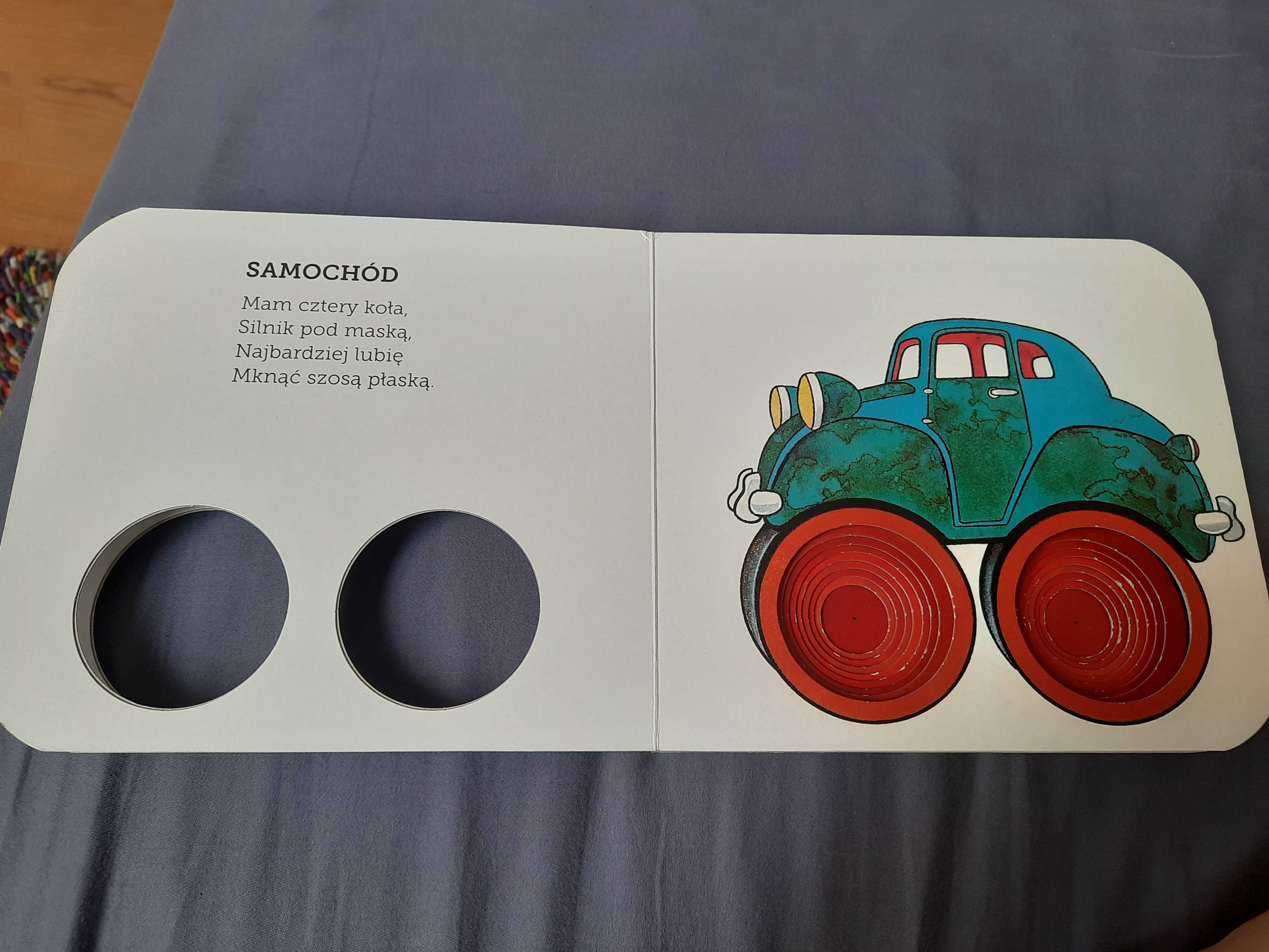 Koła i kółka Egemont książeczka pojazdy wierszyki 1-3 lata