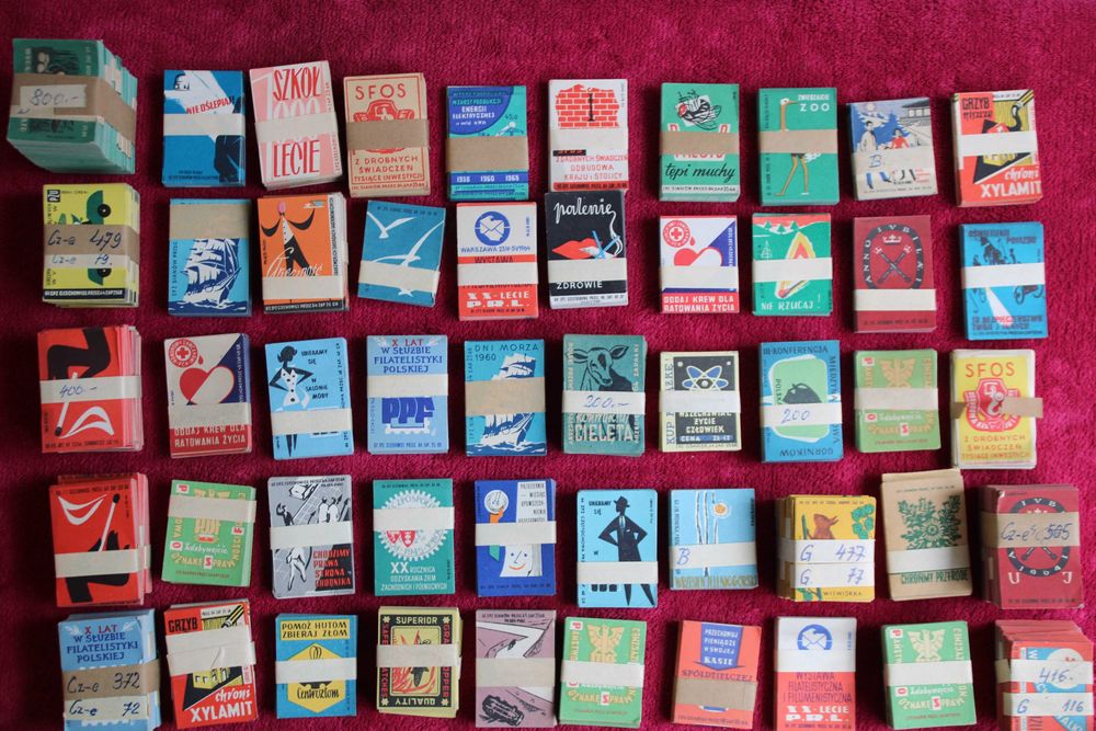 Etykieta zapałczana  NOWE -KOLECJONERSKIE Różne