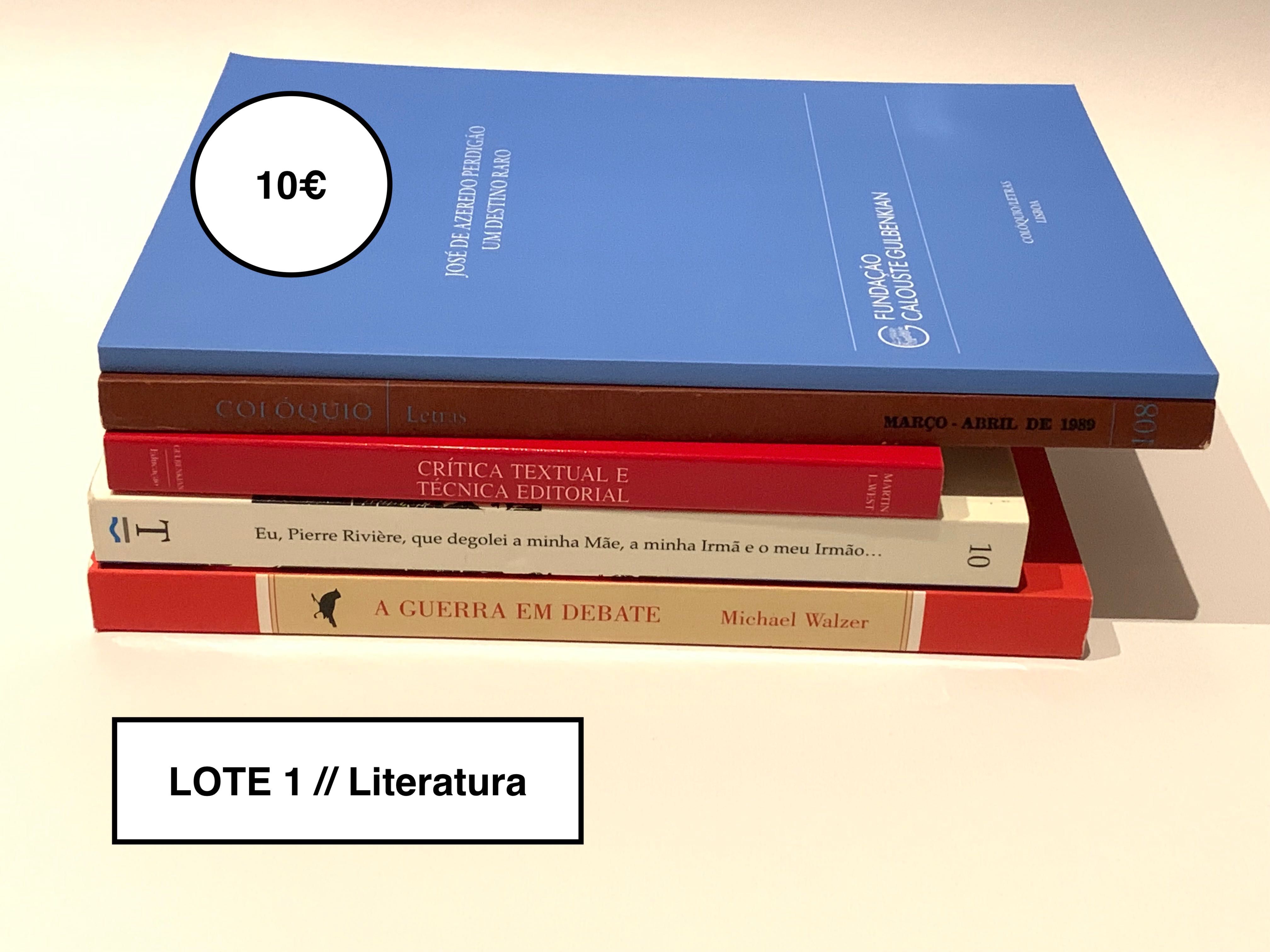 Livros Literatura // LOTE 1