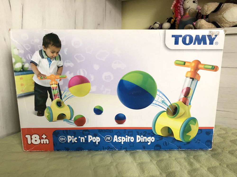 Каталка з кульками аеродинамічна труба Tomy