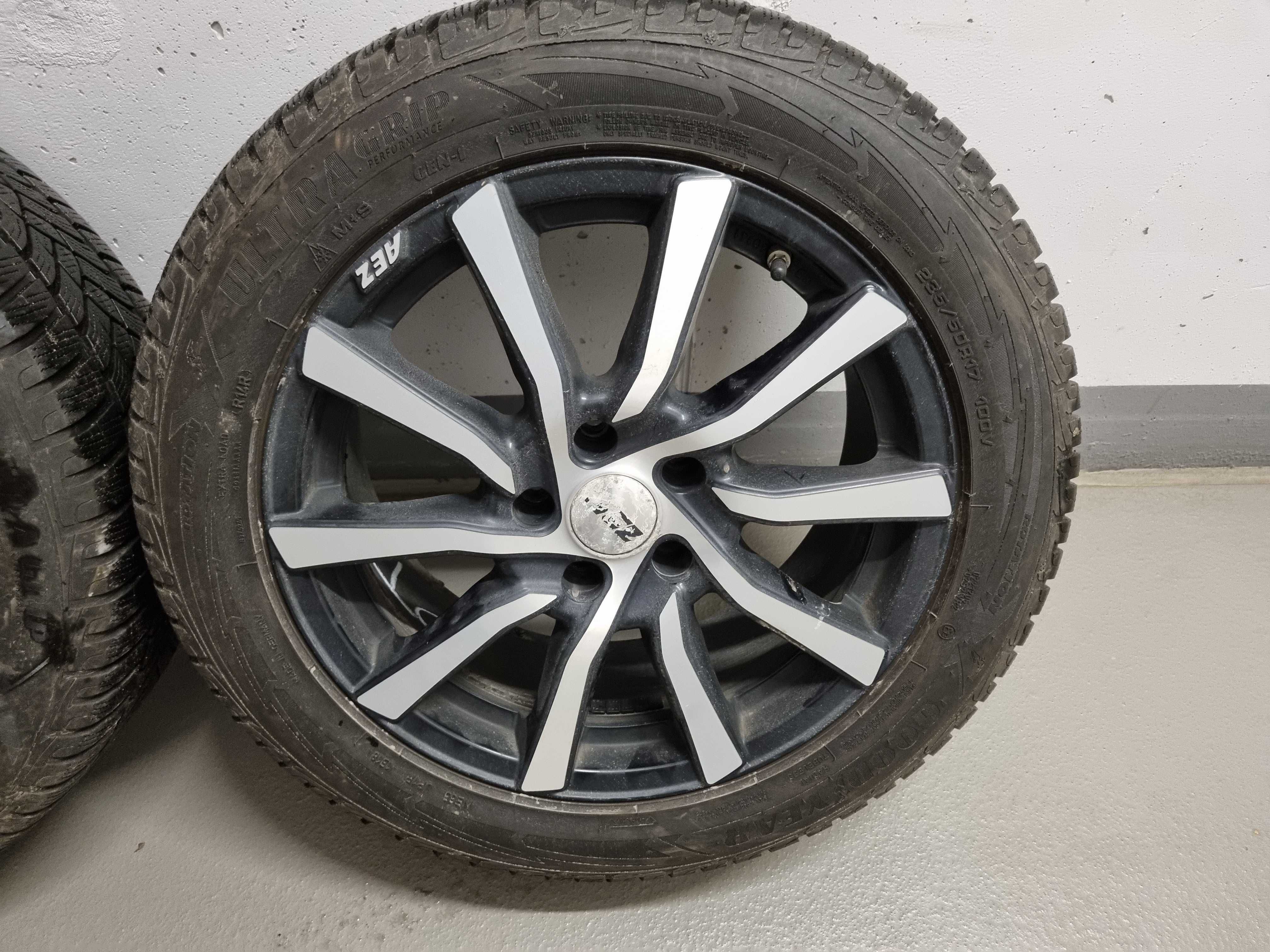 Koła zimowe 5x112 AEZ 235/50/17 rok 2018 7 mm Passat B8 Audi BMW ET40