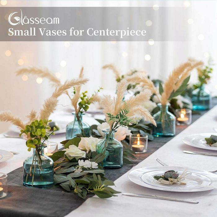 6x Wazon Dekoracyjny Na Kwiaty Trawę Pampasową Ozdobny