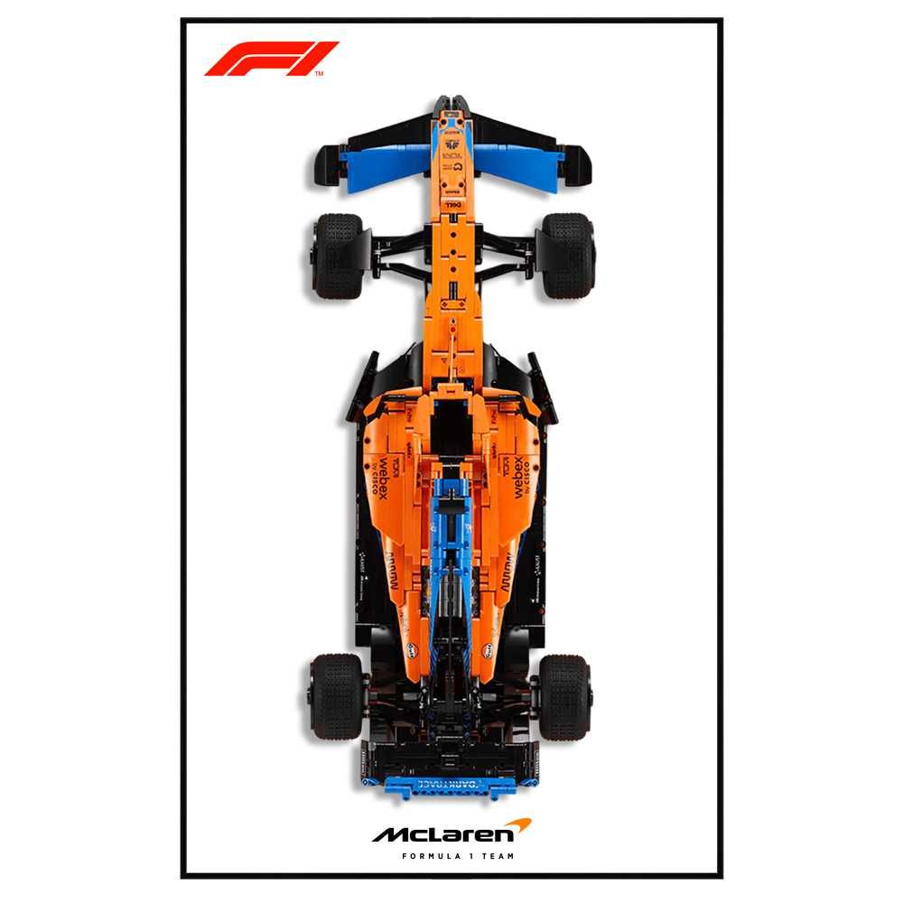 Ramka do ekspozycji ściennej LEGO McLaren F1 42141